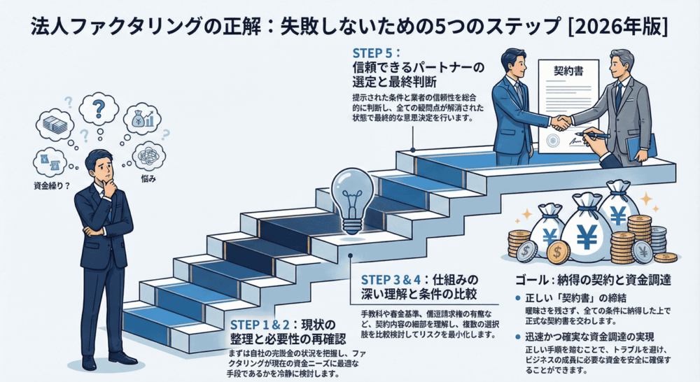 まとめ｜法人ファクタリング成功の本質